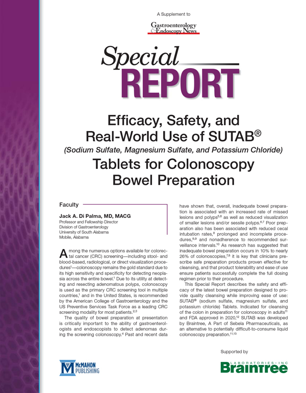 Efficacy, Safety, and RealWorld Use of SUTAB® (Sodium Sulfate